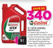 Castrol 5Ltr GTX Diesel MOTOR OIL