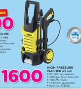 Karcher High Pressure Washer K2 360