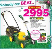 Trimtech 2400W Electric Combo MOWER TRIMMER