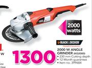 Black And Decker 2000W Angle Grinder KG2000