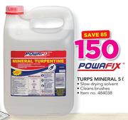 Powafix Turps Mineral-5Ltr