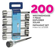 Westing House 7 Piece Explorer Solar Pathlight Set