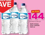 Bon Aqua Still Water-24 x 500ml
