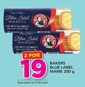 Bakers Blue Label Marie-2 x 200g