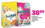 Sunlight Hand Washing Powder Assorted-2Kg