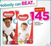 Huggies Dry Comfort Assorted
