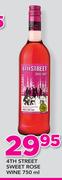 4th Street Sweet Rose Wine-750ml