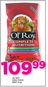 Ol'Roy Dog Food Beef-8Kg