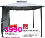 Out&About 3x3m Patio Gazebo