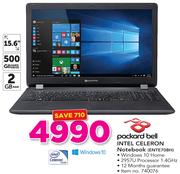 Packard Bell Intel Celeron Notebook ENTE70BH