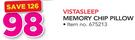 VistaSleep Memory Chip Pillow