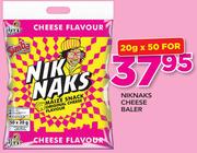 Nik Naks Cheese Baler-50x20g