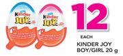 Kinder Joy Boy/Girl-20g Each