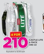 Castle Lite-4x6x340ml