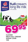Clover Milk Full Cream Squat Case-10's
