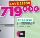 Hisense 215Ltr Refrigerator