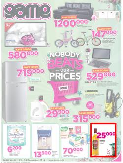Game Tanzania : Dar-es-alaam (1 Dec - 14 Dec 2016), page 1