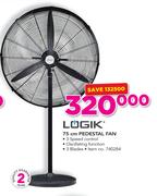 Logik 75cm Pedestal Fan