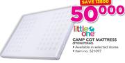 Little One Camp Cot Mattress 970X670x60