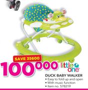 Little One Duck Baby Walker