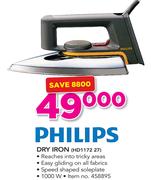 Philips 1000W Dry Iron HD117227