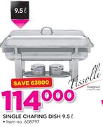 Tissolli 6.5Ltr Single Chafing Dish