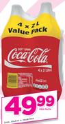 Coca-Cola Value Pack-4x2Ltr Per Pack
