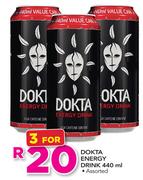 Dokta Energy Drink Assorted-3x440ml