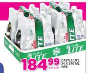 Castle Lite NRB-24x340ml Per Pack