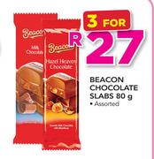 Beacon Chocolate Slabs Assorted-3x80g