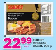 Eskort Rindless Bacon-200g