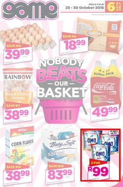 Game Western Cape : Fresh Leaflet (25 Oct - 30 Oct 2016), page 1