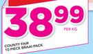 Country Fair 10 Piece Braai Pack-Per Kg