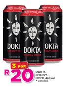 Dokta Energy Drink 440ml-For 3