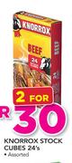 Knorrox Stock Cubes-2 x 24's Pack