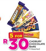 Cadbury Chocolate Bars-For 5