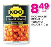 Koo Baked Beans In Tomato Sauce-410g