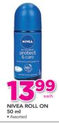 Nivea Roll On Assorted-50ml