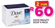 Dove Beauty Soap-2x4 Pack