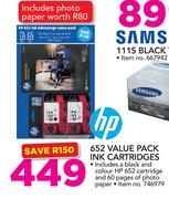 HP 652 Value Pack Ink Cartridges