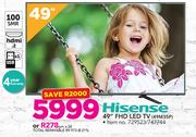 Hisense 49" FHD LED TV 49M35P