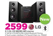 LG 2.1 CH CD Micro HiFi CM2760