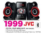 JVC 2.0 CH DVD Mini Hi-Fi MX-DN100