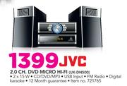 JVC 2.0 CH DVD Micro Hi-Fi UX-DN500