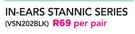 Volkano In ears Stannic Series-Per Pair