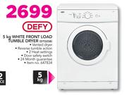 Defy 5kg White Front Load Tumble Dryer DTD258