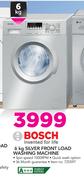 Bosch 6kg Silver Front Load Washing Machine