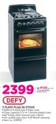 Defy 3 Plate Plug In Stove