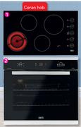 Defy 2 Piece Black Petit Chef and Ceran Hob DBO472-Per Set