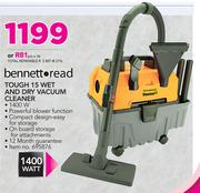 Bennett Read Tough 15 Wet and Dry Vacuum Cleaner